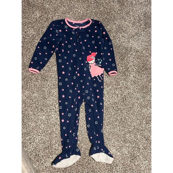 Carters fleece zip footie pajamas size 2T - Picture 1 of 3